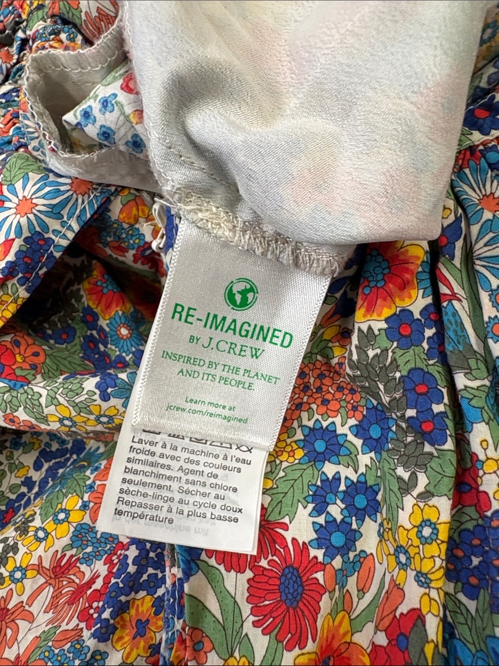J.Crew Liberty London Margaret Annie Floral One-Shoulder Wide-Leg Jumpsuit 2 - Picture 10 of 16